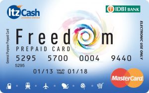 ItzCash-IDBI-Freedom-Card