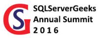 SQLServer Geeks Annual Summit 2016