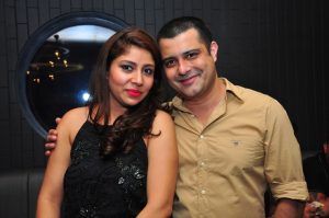 Sunny Singh with his wife Tina Singh