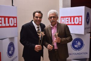 Actors Dharmendra and Naseeruddin Shah at URJA Awards 2017 in association with Hello