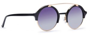 Osse Black Polarized Round Sunglasses for Men and Women Rs 8999