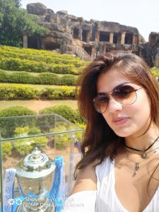 Actress Rhea Chakraborty charms the visitors at Bhubaneswar - VIVO IPL 2017 Trophy Tour