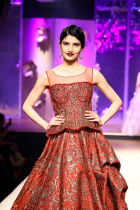 Models Showcasing the Collection at Indian Wedding Show