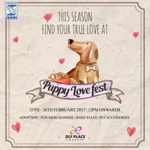 Puppy Love Fest at DLF Place - Saket - Invite