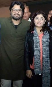 Union Minister and Bollywood Singer Babul Supriyo with Rachna Sharma