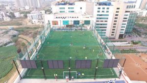 Indias largest rooftop football arena launched at Embassy Manyata Business Park 2
