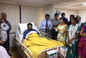 Doctors at Fortis Hospitals - Cunningham road successfully treated a severe dengue struck patient 2