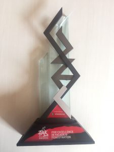 ITC Green Centre - Bengaluru - Zak Awards 2017 Trophy for Facade Project of the Year