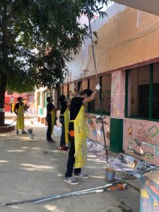 Ugly Indians spruce up a Government School along with Embassy and WeWork 2