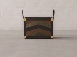 EDWARD LEATHER CLAD MAGAZINE HOLDER_ Front View